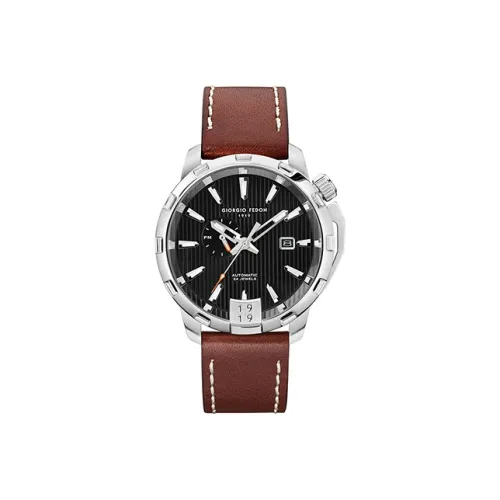 GIORGIOFEDON1919 Автоматический механический механизм Мужские часы серии Audiophile 45 мм Черный