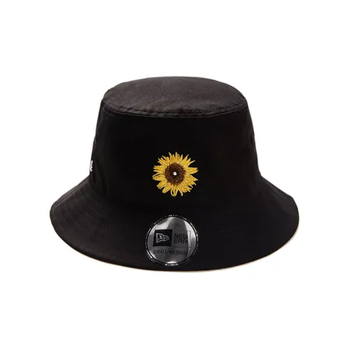 New Era Cotton Bucket Hats Унисекс Черный