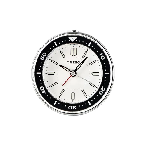 SEIKO Механизм плавного хода секундной стрелки Будильник Унисекс Белый