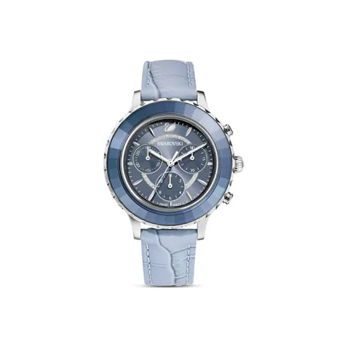 Swarovski Кварцевый Movement Женские Часы Octea Lux Chrono 39,5 мм Синий