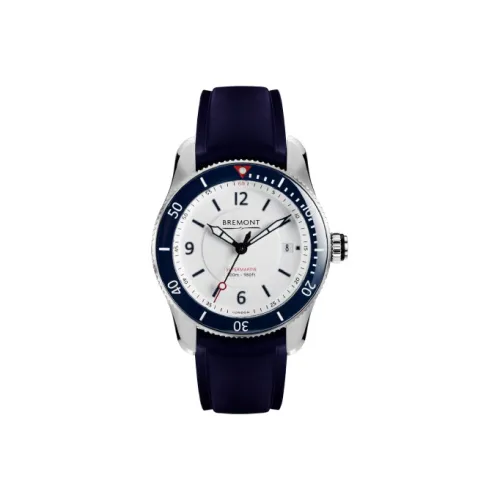 BREMONT Explorer Collection Wrist Watch Автоматический Механический Механизм Нержавеющая Сталь Ремешок Белый Циферблат Унисекс