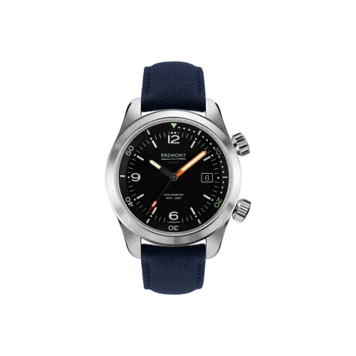 BREMONT Автоматический Механический Часы Мужские из Коллекции Royal Escort Черные