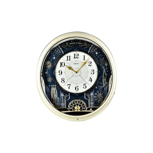 SEIKO Кварцевый механизм пластиковый корпус стенные часы унисекс белый QXM239S