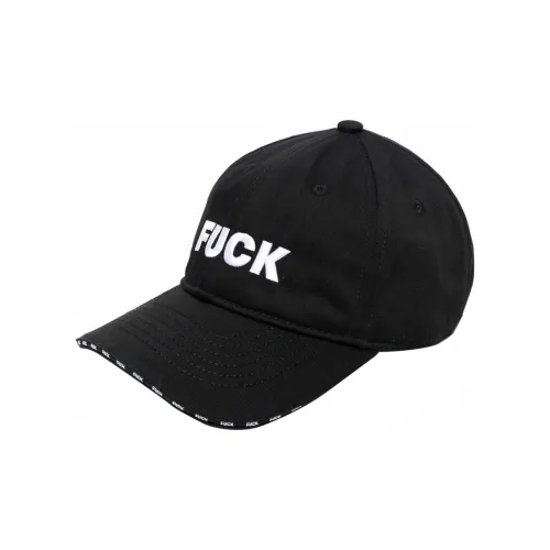 Vetements Хлопковые Кепки Мужские Черные