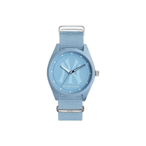 MLB Наручные часы Кварцевый механизм Холст Ремешок Синий циферблат Унисекс