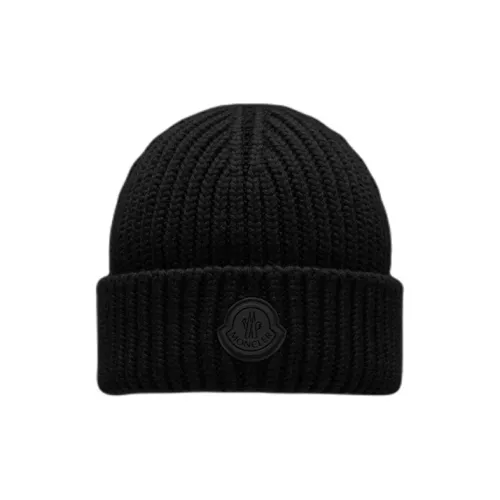 Moncler Шерсть Бини Унисекс Черный