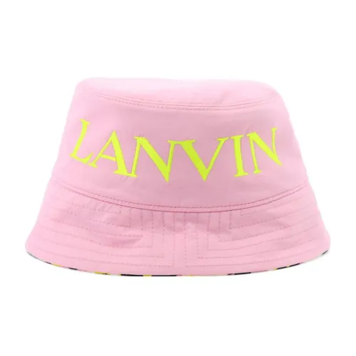 Lanvin Cotton Bucket Hats Розовый Унисекс
