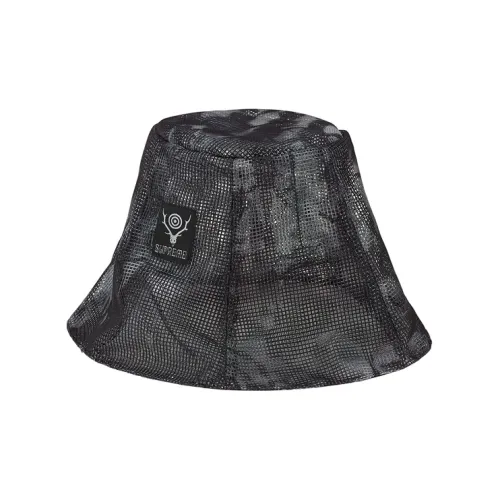 Supreme x South2 West8 Полиэстер Панамы Унисекс Черный Серый Многоцветный