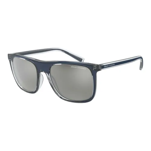 ARMANI EXCHANGEAE Квадратные солнцезащитные очки унисекс серые