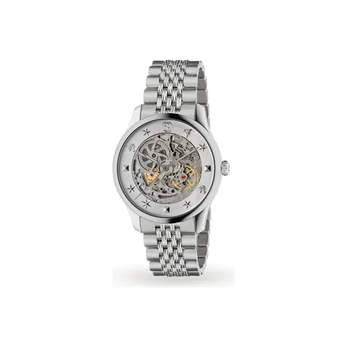 GUCCI Автоматический механический механизм Мужские часы G Timeless Collection 40 мм с открытым механизмом