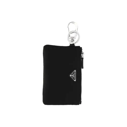 PRADA Нейлон Брелоки Черный Унисекс