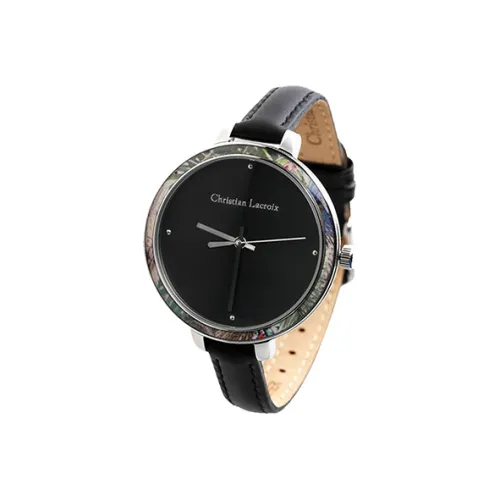 Christian Lacroix Кварцевый Movement Женские Часы Черные