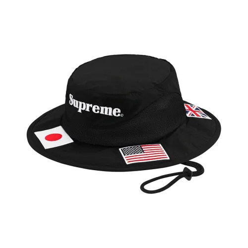 Supreme Spring Summer 2020 Collection Нейлоновые Панамы Унисекс Черный Красный Хаки Камуфляж