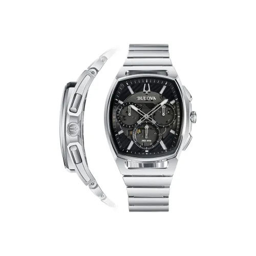 BULOVA Кварцевый механизм Мужские часы Arc Collection 42мм*42мм*11мм Черные