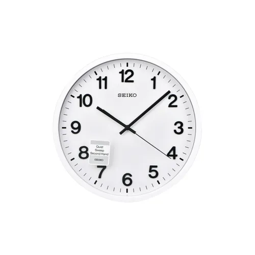 SEIKO Кварцевый механизм, унисекс, настенные часы, белый