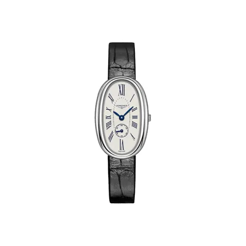 Longines Quartz Movement Женские Часы Round Dance Collection 24,9mm*38,6mm Белый