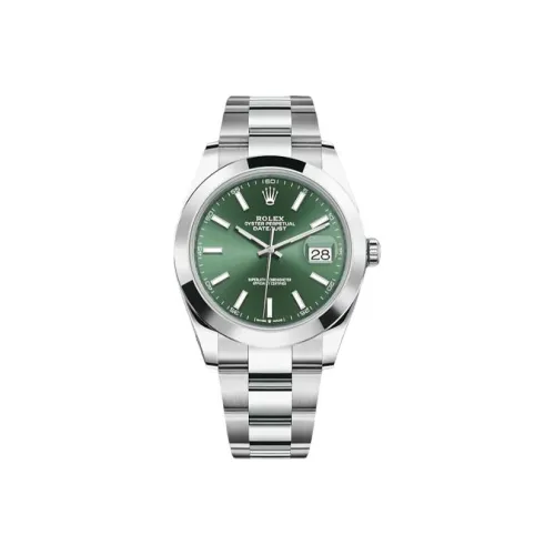 ROLEX Автоматический Механический Механизм Мужские Часы Log Series 41 мм Зеленые