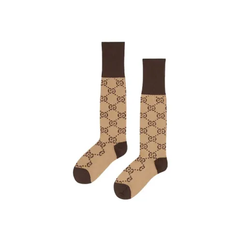 GUCCI Носки до колена Женские 1 упаковка Хаки