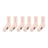 6 пар (розовый)
