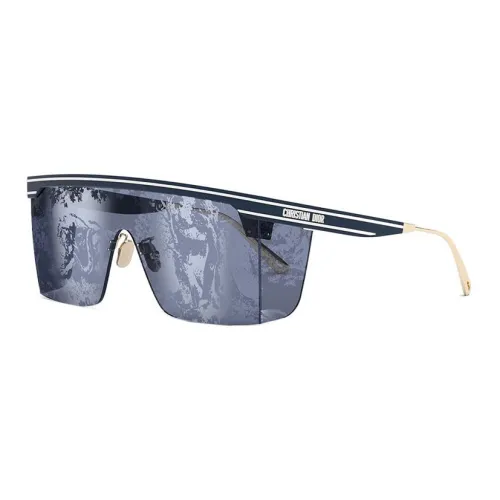 DIOR Квадратные Солнцезащитные Очки Унисекс Синий