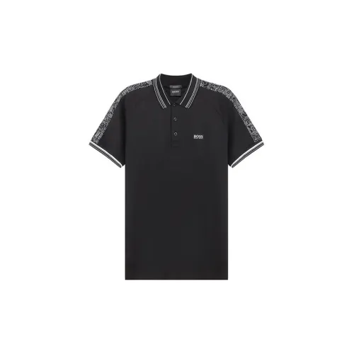 Hugo Boss Мужская черная поло