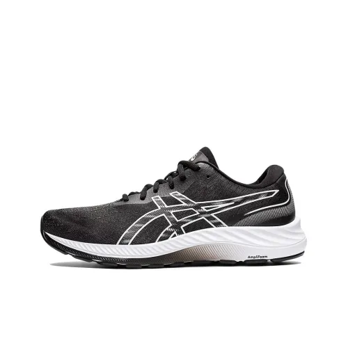 ASICS Гель Excite 9 Low Топ Беговые кроссовки Мужской Черный Белый 4E Ширина