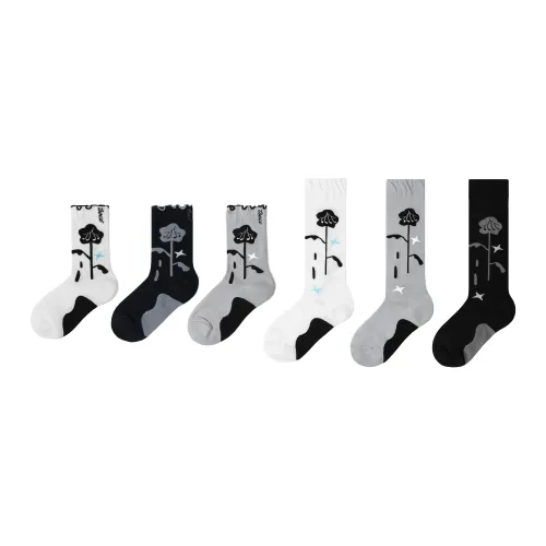 TOOCI Колено Высокие Носки Женские Combo Set