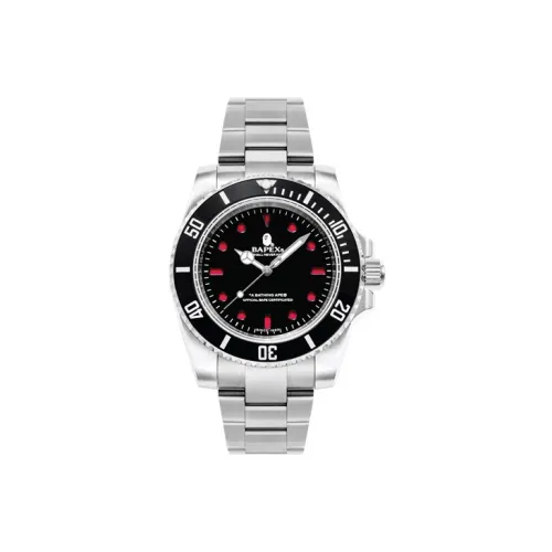 A BATHING APE Автоматический механический механизм Мужской Bape watch Часы 40мм*48мм Черный
