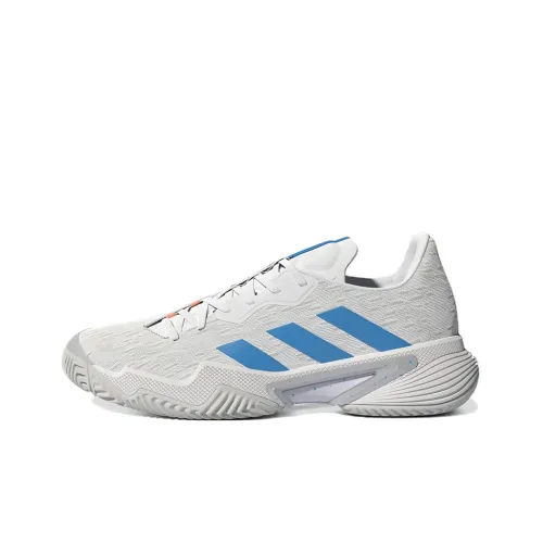 Adidas Barricade Slip-on Устойчивый к истиранию Низкий Топ Кроссовки для тенниса Мужские Серый Синий