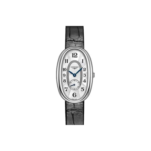 LONGINES Round Dance Collection Кварцевый механизм Женские часы 24,9*38,6 мм Белый циферблат