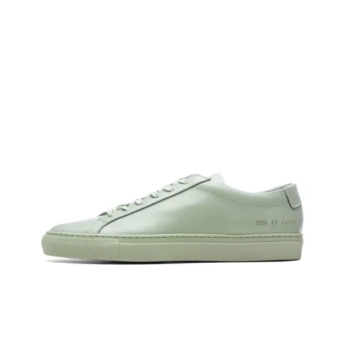 COMMON PROJECTS Низкий Топ Стильный Скейтбординг Мужской Светло-Зеленый