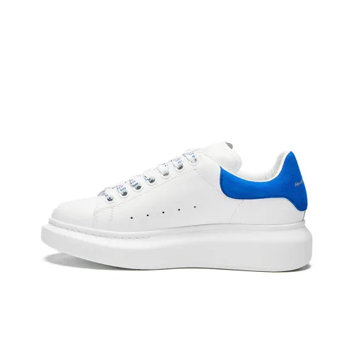 Alexander McQueen Oversized Sneaker Low Топ Стильные Скейтбординги Женские Белые Синие