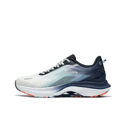 XTEP Tengyue Slip-resistant Abrasion-resistant Breathable Lightweight Low-top Running Shoes Men's Blue XTEP Tengyue Противоскользящий Устойчивый к истиранию Дышащий Легкий Низкий верх Беговые кроссовки Мужские Синий