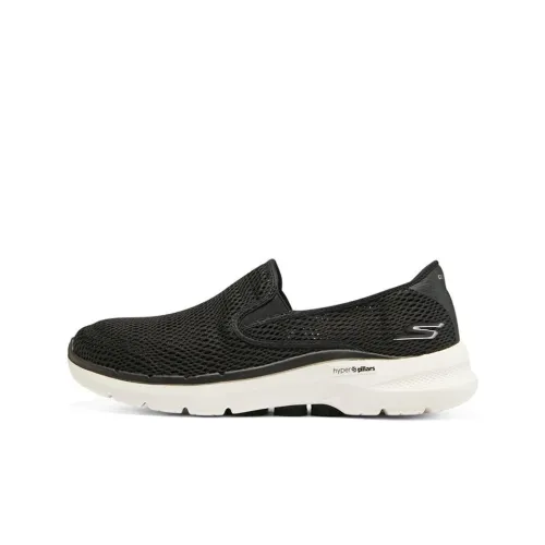 Skechers Go Walk 6 Low Топ Casual Мужской Черный