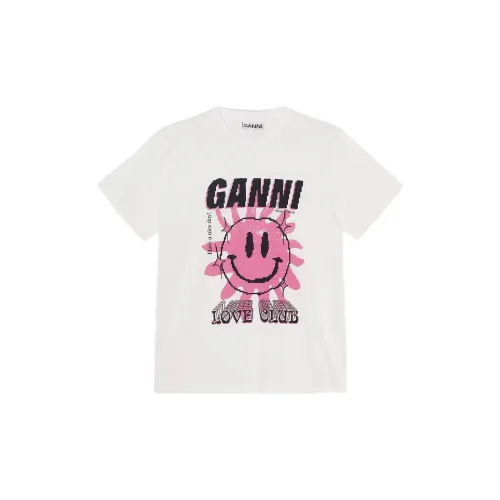 GANNI Белые Женские Футболки