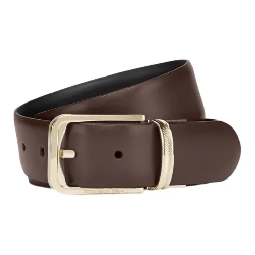Ermenegildo Zegna Ремни из коровьей кожи, коричневый, мужской