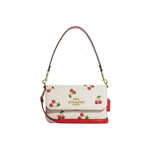 COACH Brynn Коровья кожа Сумка через плечо средний размер белый цвет для женщин