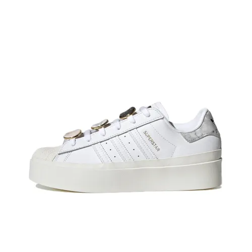 Adidas Originals Superstar Bonega Low Топ Кроссовки для скейтбординга Женские Белые