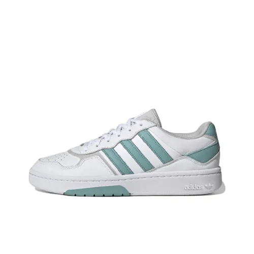 Adidas Originals Courtic Slip Resistant Abrasion Resistant Низкие Скейтборд Кроссовки Унисекс Белый Зеленый