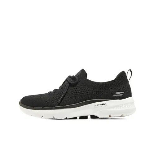 Skechers Go Walk 6 Low Топ Casual Женский Черный