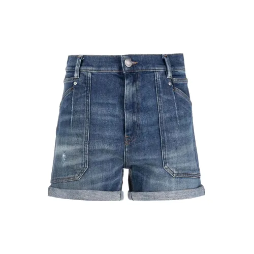PINKO SS22 Джинсовые шорты Женские Blue