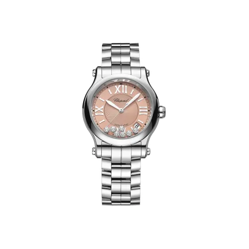 Chopard Автоматический Механический Movement Женские Часы из коллекции Happy Sport, 36 мм * 12,15 мм, розовые