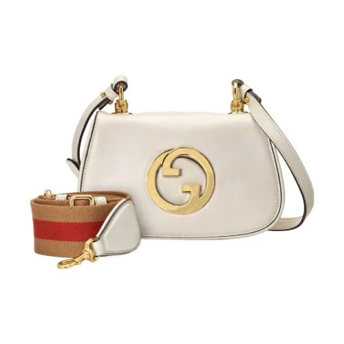 GUCCI Blondie Кожа Сумка через плечо Сумка Мини Women's White