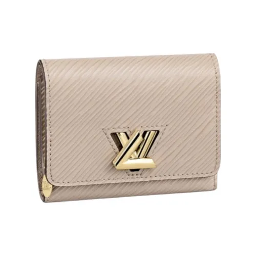 LOUIS VUITTON Twist Epi Коровья кожа Кошелек Стандартный Женские Айвори серый