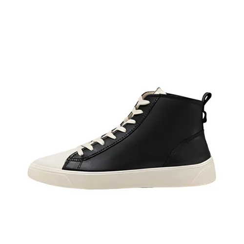 Ecco Street Fun Break Скейтборд Кроссовки Мужские Черный Белый