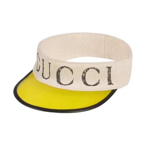 GUCCI Солнцезащитные шляпы Желтые Унисекс