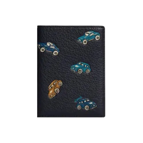 COACH Обложка для паспорта Черная Унисекс
