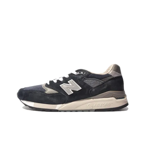New Balance NB 998 Low Топ Беговые кроссовки Мужской Синий