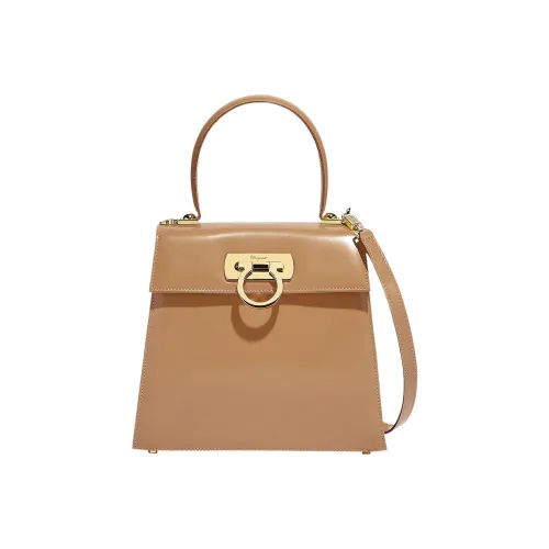 FERRAGAMO Museum Корова Кожа Сумка Средний Женский CAMEL