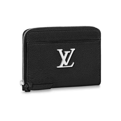 LOUIS VUITTON Zippy Кожа Монетница Мужская Черная